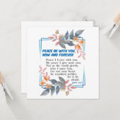 Vrede met jou kaart (Voorkant / Achterkant in situ)