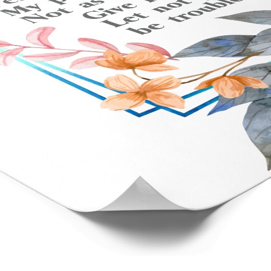 Vrede met jou poster (Hoek)