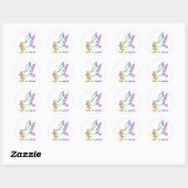 Vrede met jou ronde sticker (Vel)