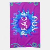 Vrede met jou theedoek (Verticaal)