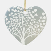 Vrede met kerstmis keramisch ornament (Achterkant)