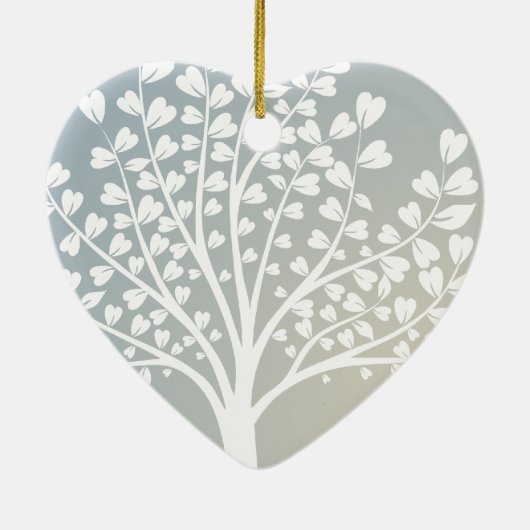 Vrede met kerstmis keramisch ornament (Achterkant)