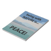 Vrede met Natuur is vrede Notitieblok (Linkerzijde)