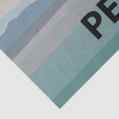 Vrede met Natuur is vrede Tissuepapier (Detail)