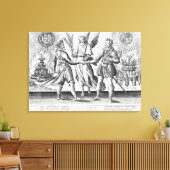 Vrede met Spanje Canvas Afdruk (Insitu (Woonkamer))