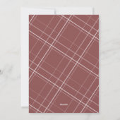 Vrede moderne, minimale 5-fotokerstKerstmis Feestdagenkaart (Achterkant)