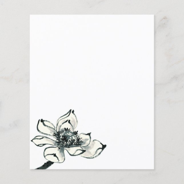 Vrede | Mooie Waterverf Lotus (Voorkant)