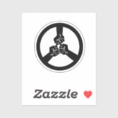 Vrede na de oorlog sticker (Vel)