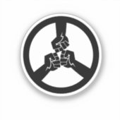 Vrede na de oorlog sticker (Voorkant)