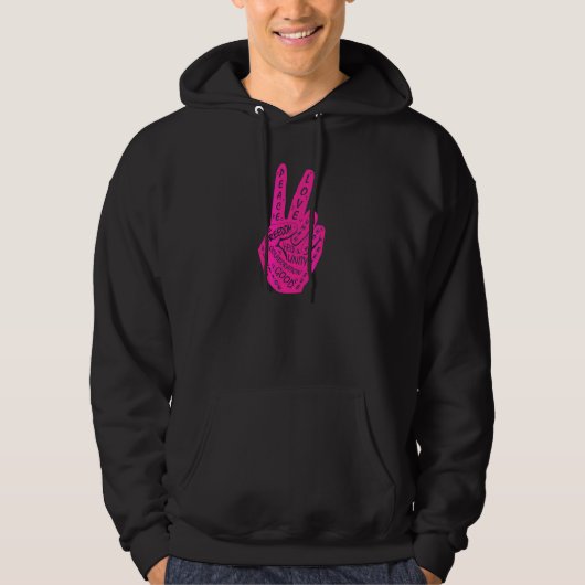 Vrede niet als oorlogspad 7 hoodie (Voorkant)