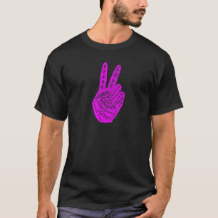 Vrede niet als oorlogspad tekenen 9 t-shirt