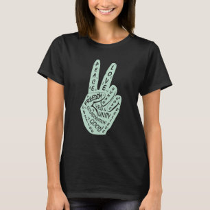 Vrede niet als teken voor oorlogspad 10 t-shirt