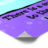 VREDE niet in het zwembad! Anti-pee campagne! Poster (Hoek)