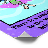 VREDE niet in het zwembad! Schaamte is een goed af Poster (Hoek)