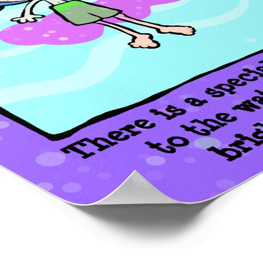 VREDE niet in het zwembad! Schaamte is een goed af Poster (Hoek)