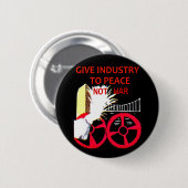 Vrede niet oorlog - Button (Voorkant /achterkant)