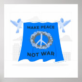 Vrede niet oorlog poster (Voorkant)