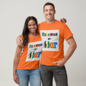Vrede niet oorlog t-shirt (Unisex)