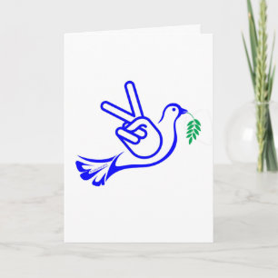 Vrede nieuwjaarskaart feestdagen kaart