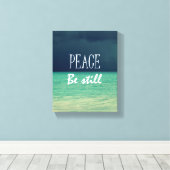 Vrede, nog steeds bijbelse versie canvas afdruk (Insitu (Houten vloer))