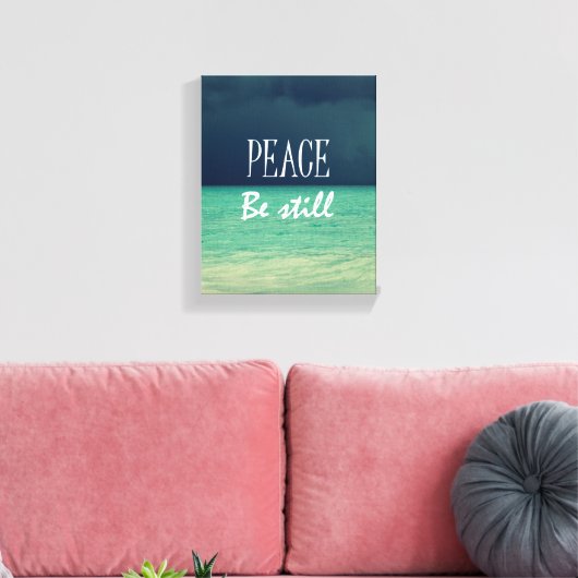 Vrede, nog steeds bijbelse versie canvas afdruk (Insitu (Woonkamer))