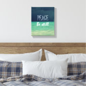 Vrede, nog steeds bijbelse versie canvas afdruk (Insitu (Slaapkamer))