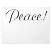 VREDE NOTITIEBLOK (Voorkant)