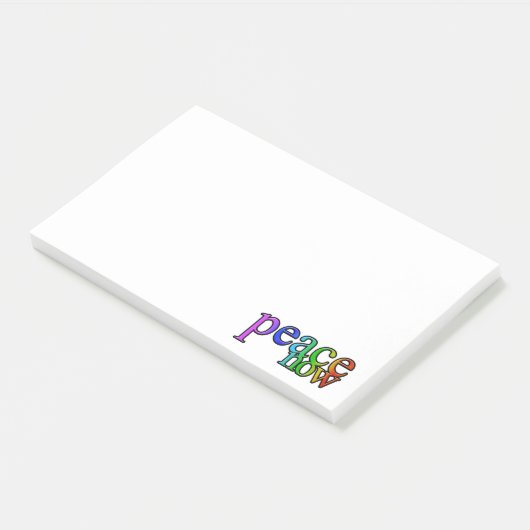 vrede nu post-it® notes (Schuin)