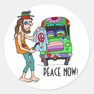 VREDE NU!  Round Sticker