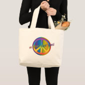 Vrede Om Shanti Grote Tote Bag (Voorkant (product))