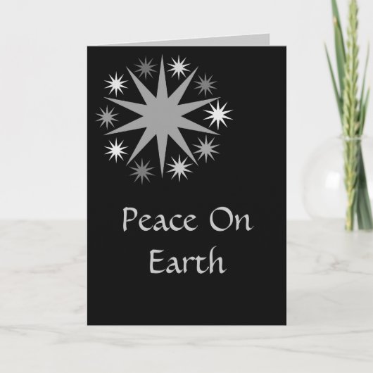 Vrede OnEarth Feestdagen Kaart (Voorkant)
