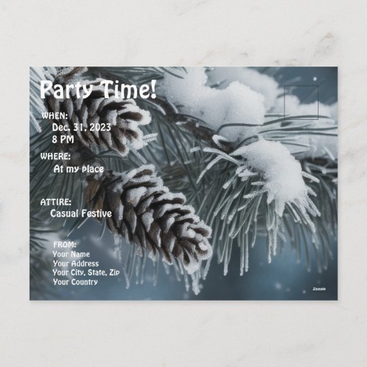 Vrede op aarde 2024 kerstkaart feestdagenkaart (Achterkant)