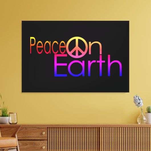 Vrede op aarde #2 canvas afdruk (Insitu (Woonkamer))