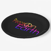 Vrede op aarde #2 papieren bordje (Gekanteld)