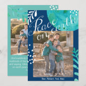 Vrede op aarde 5 x 7 aan twee kanten kaart (Voorkant / Achterkant)