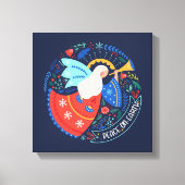 Vrede op aarde Angel Design Canvas Afdruk (Voorkant)