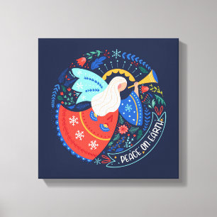 Vrede op aarde Angel Design Canvas Afdruk