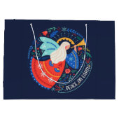 Vrede op aarde Angel Design Groot Cadeauzakje (Achterkant)
