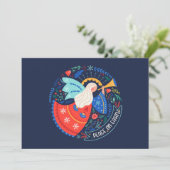 Vrede op aarde Angel Design Kaart (Staand voorkant)