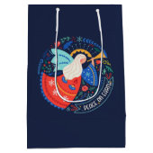 Vrede op aarde Angel Design Medium Cadeauzakje (Achterkant)