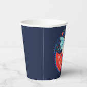 Vrede op aarde Angel Design Papieren Bekers (Rechts)