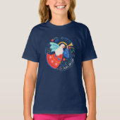 Vrede op aarde Angel Design T-shirt (Voorkant)