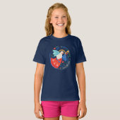 Vrede op aarde Angel Design T-shirt (Voorkant volledig)