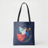 Vrede op aarde Angel Design Tote Bag (Voorkant)