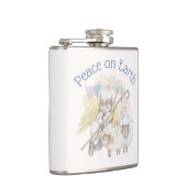 Vrede op Aarde Angel Shepherd met lammeren Heupfles (Rechts)