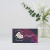 Vrede op Aarde Angel Shepherd met lammeren Visitekaartje (Staand voorkant)