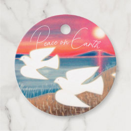 Vrede op aarde bedankjes labels