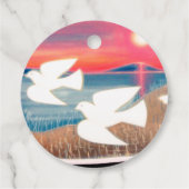 Vrede op aarde bedankjes labels (Achterkant)