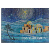 Vrede op aarde Bethlehem Star Snijplank (Voorkant)