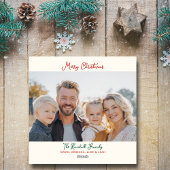 Vrede op aarde Bijbeltekst Handgetekende krans Fot Feestdagenkaart